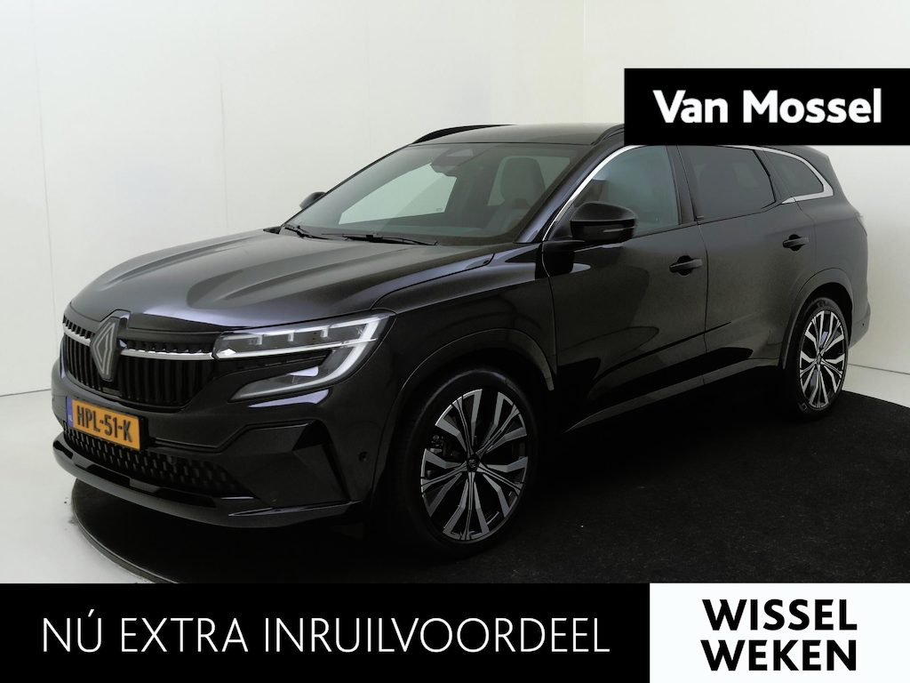Renault Espace E-Tech full hybrid 200 PK iconic 7p. | Pack Advanced Drive Assist | Pack Harman Kardon premium sound | Apple Carplay/Android  | cruise control adaptief | dodehoekdetectie met correctie | electronic climate control| lederen bekleding | lichtmetalen velgen 20" | navigatiesysteem | voorstoelen verwarmd | matrix LED koplampen |  Ruimtebesparend reserve wiel |