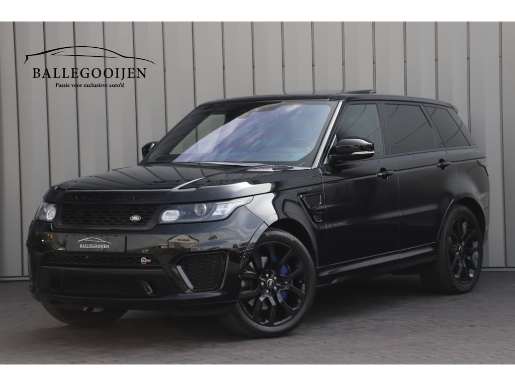 Land Rover Range Rover Sport 5.0 V8 Supercharged SVR | 550PK | Luchtvering | Keyless-go | Schaalstoelen | Carbon | Meridian 3D | Memory | 2017.