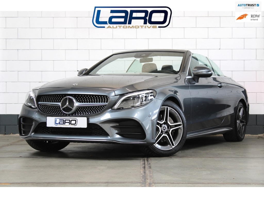 Mercedes-Benz C-klasse Cabrio 200 AMG Line | Airscarf Trekhaak Multibeam ACC Camera Sfeer CarPlay