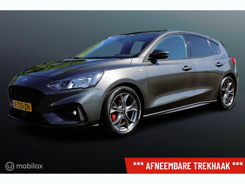Ford Focus 1.0 EcoBoost 125 PK Hybrid ST Line X Business, Trekhaak, Donker glas, Cruise, Clima, Pdc voor + achter + Camera, Navi, App connect, Keyless Go-Entry