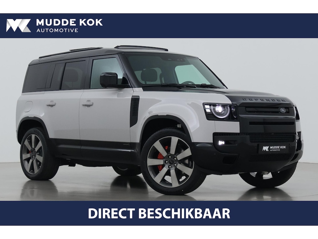 Land Rover Defender 110 P300e X | ClearSight | Meridian Surround | Trekhaak | Luchtvering | Koelbox | Panoramadak | 22 Inch