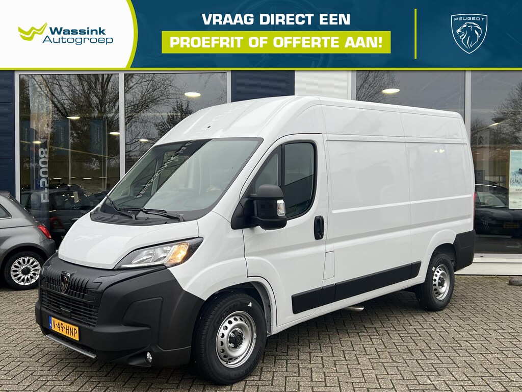 Peugeot Boxer GB 2.2 140PK BlueHDi L2H2 35 Zwaar | Navigatie | Apple Carplay & Android Auto | Verzwaarde vering | DAB+ | Climate control | Cruise control | Trekhaak