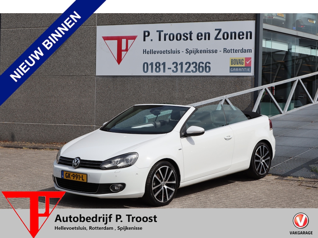 Volkswagen Golf Cabriolet 1.4 TSI Automaat Stoelverwarming/Cruise control/Climate control/Navigatie/Parkeer assistent/Vermoeidheids herkenning