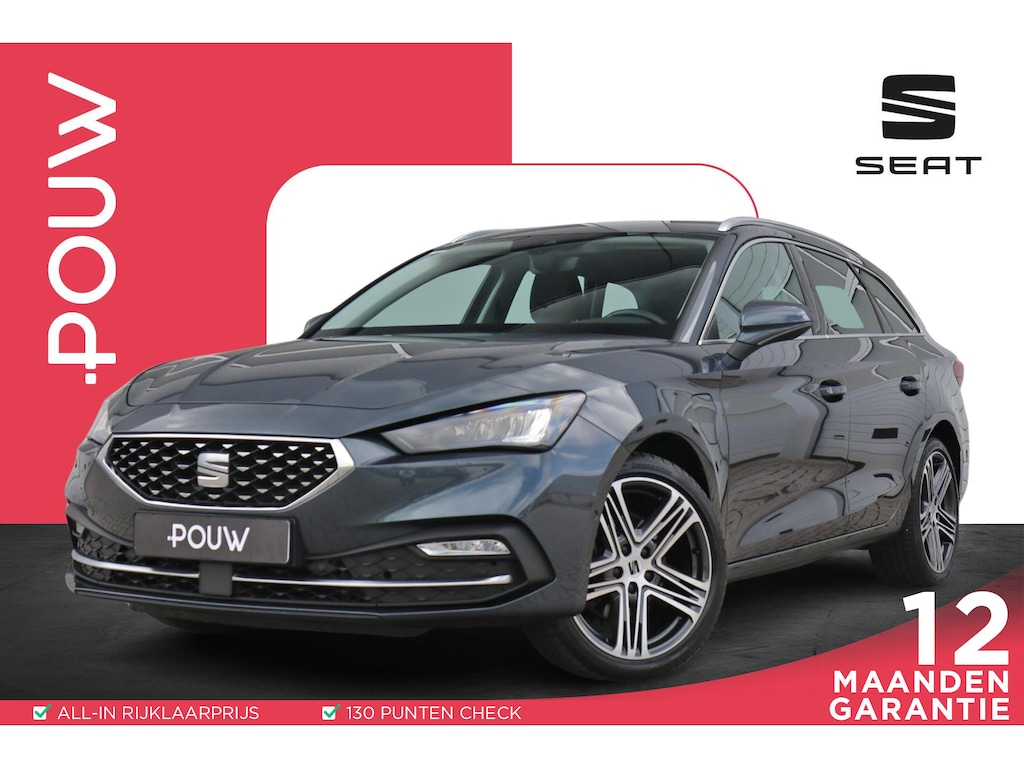 SEAT Leon Sportstourer 1.4 TSI eHybrid 204pk PHEV Excellence | SoH 91% | Trekhaak Wegklapbaar | Navigatie | Parkeersensoren | 18" Velgen