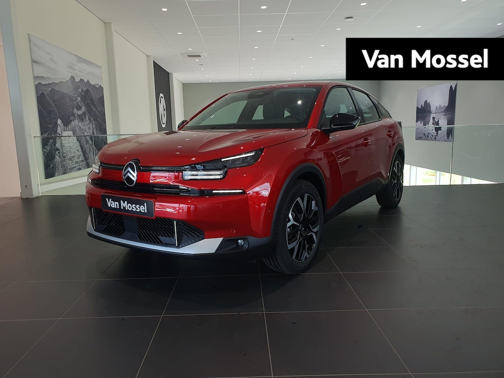 Citroën E-C4 Business 156pk Extended range 54 kWh Climate Control | Verwarmde Voorstoelen | Voorruit Verwarmd | Full Map Navigatie | Apple Carplay / Android Auto | Bekleding Half Leder | Direct uit Voorraad Leverbaar!