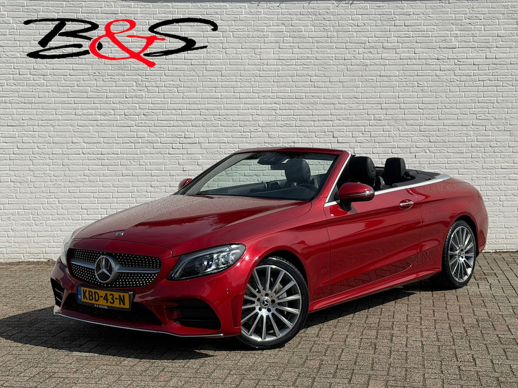 Mercedes-Benz C-klasse Cabrio 300 Premium AMG Facelift Cabrio Camera Stoelverwarming/ventilatie Clima Carplay Full Led