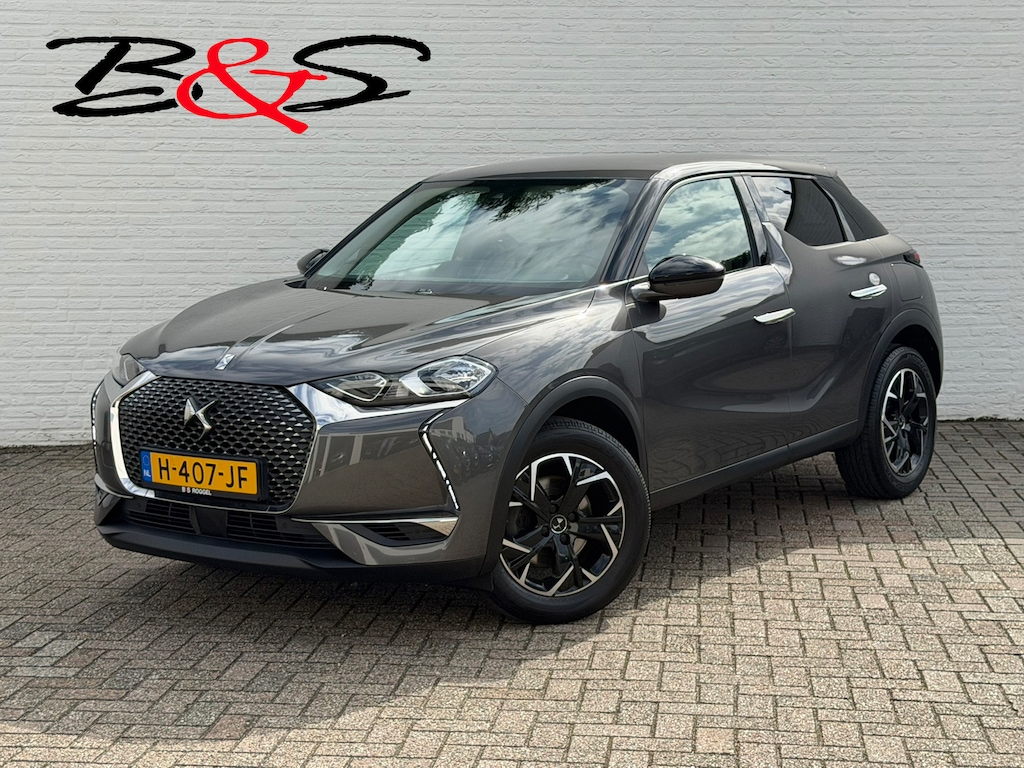 DS 3 Crossback 1.2 PureTech So Chic Camera Navigatie Carplay DAB Cruise Leder Lane assist