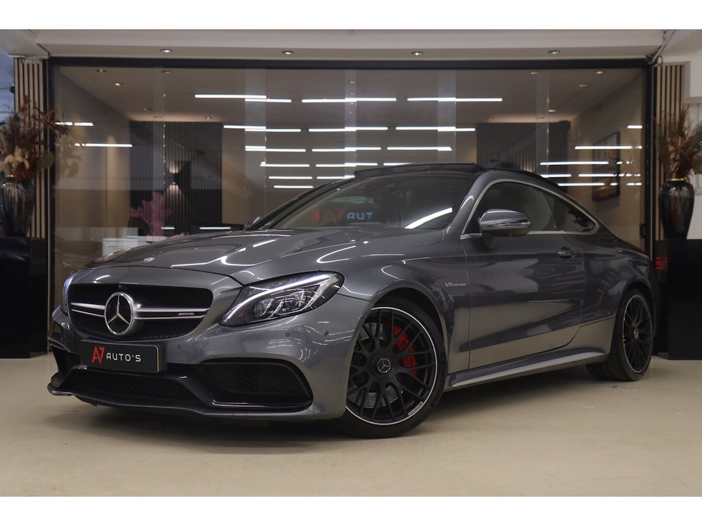 Mercedes-Benz C-klasse Coupé AMG 63 S PANO/360CAM/BURM/ACC/LANEASSIST/MEM/HUD/VOL!