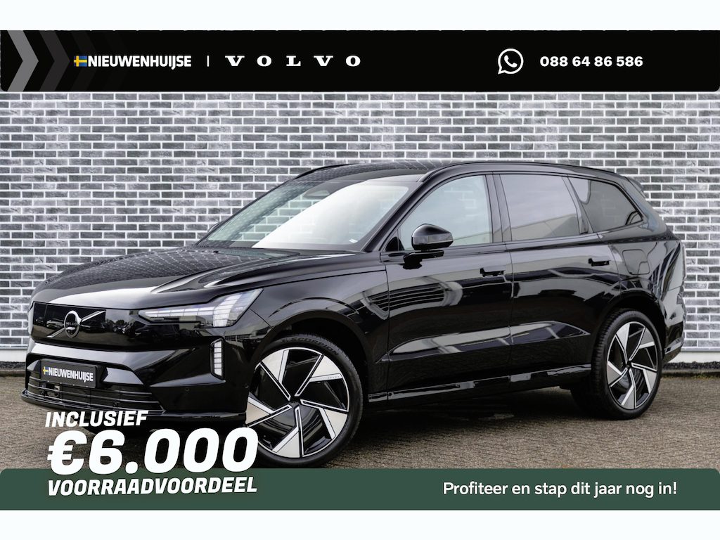 Volvo EX90 Single Motor Plus 92 kWh | Adaptieve Cruise Control | Stoelventilatie en Verwarming | Getint Glas | 360 Camera | 7 Persoons | Panoramadak | Groot panoramisch dak | Bose Audio