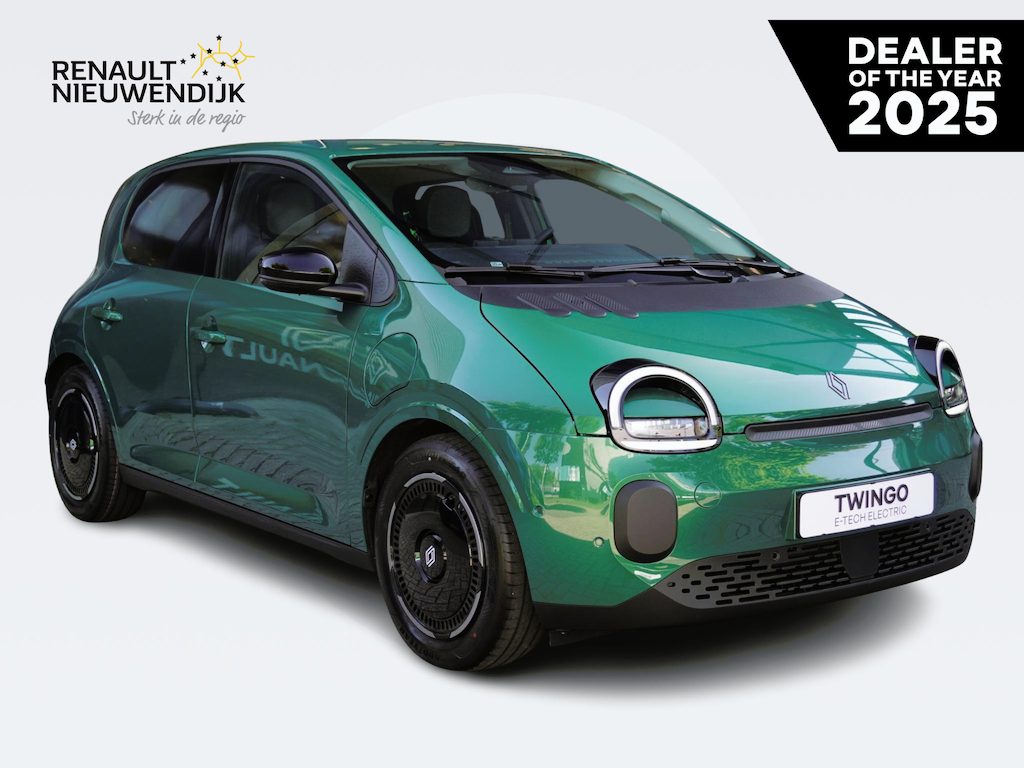 Renault Twingo urban range techno 27.5 kWh / NU IN DE SHOWROOM IN HOOFDDORP / PACK PRIVILEGE / NAVI / CAMERA / PDC 360 / BLINDSPOT / STOELV. / 16''