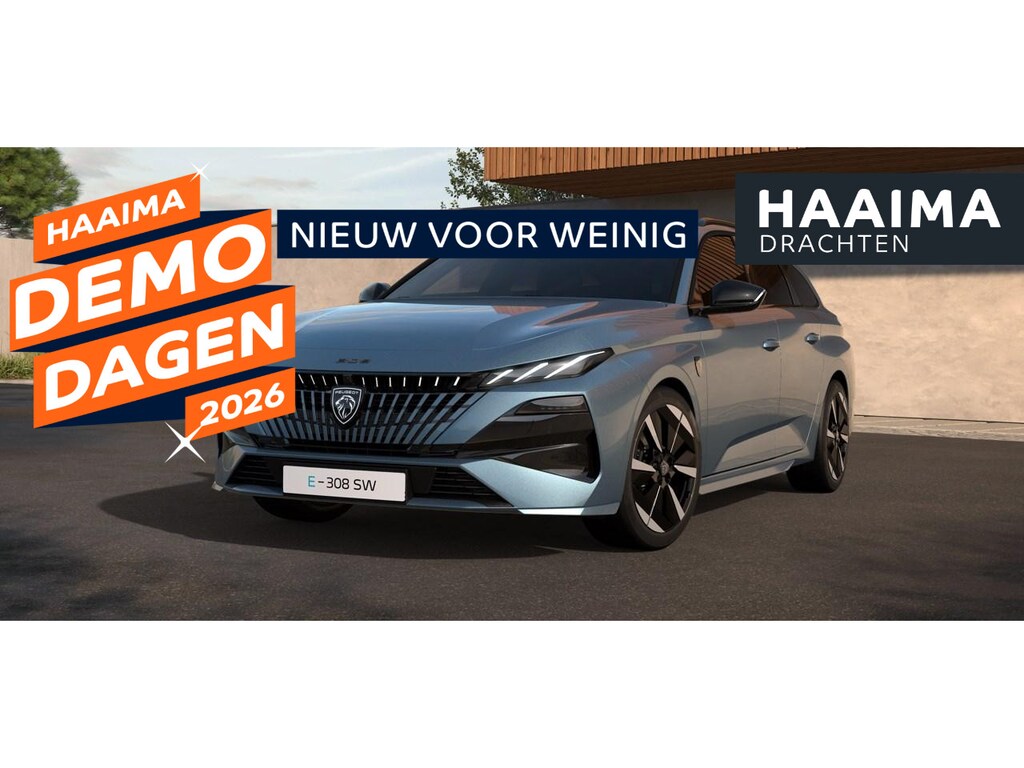 Peugeot e-308 SW GT 58 kWh | NIEUW | Uit voorraad leverbaar! | 444KM WLTP | Alcantara bekleding | Elektrische achterklep | 360 Camera | Matrix LED | Massage Stoelen Voor |