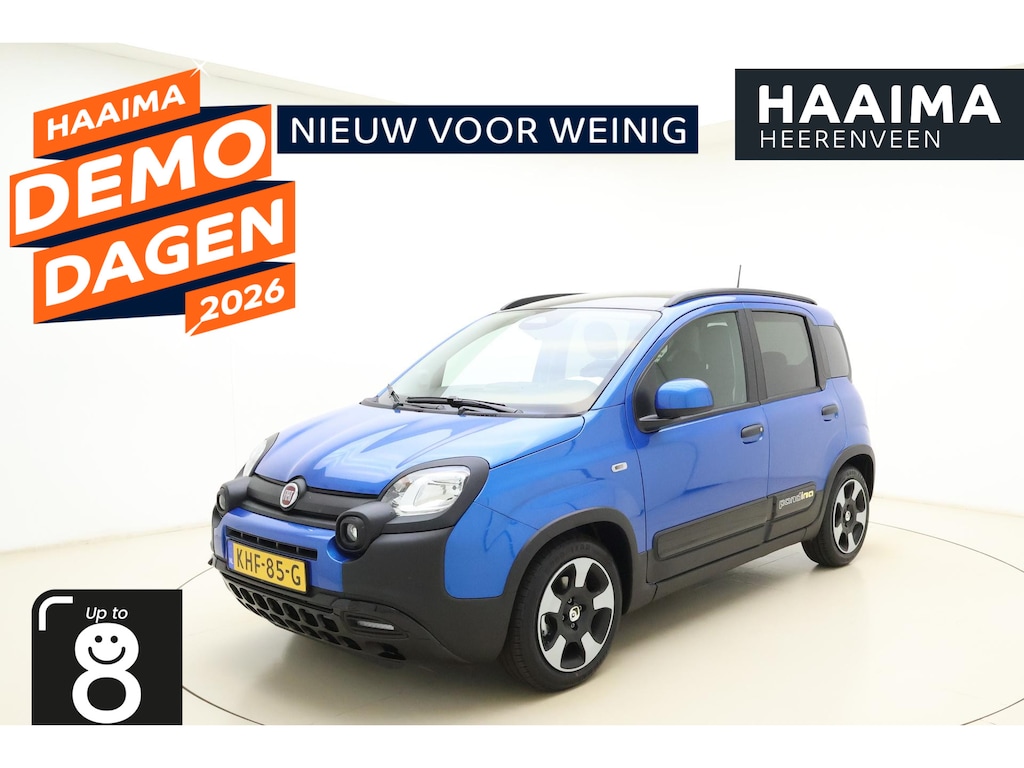 Fiat Panda 1.0 Hybrid Pandina Cross | DEMO | Airco | Apple Carplay/Android Auto | Bluetooth | Cruise control | DAB+ | Lichtmetalen velgen | Parkeersensoren | Hoge zit