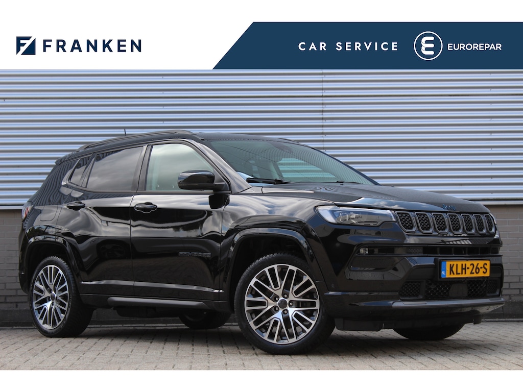Jeep Compass 4xe 240 Plug-in Hybrid Electric Summit | Leder | Winterpack | Elektr. Achterklep | Stoelverwarming/ventilatie | Compleet