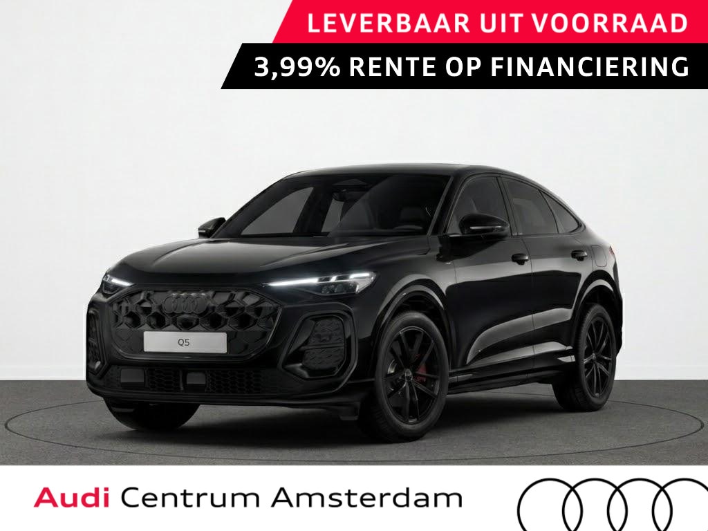Audi Q5 Sportback S edition e-hybrid 299 pk | Techniekpakket plus | Panorama-glasdak | Adaptieve luchtvering | Sportstoel S leder-kunstl zwart |