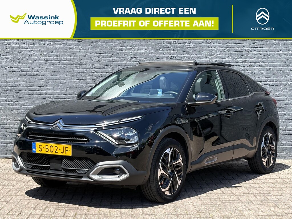 Citroën C4 1.2 Puretech Shine Pack Business AUTOMAAT | 1e Eigenaar | Schuif- Kanteldak | Massage Stoelen | Headsup Display | Stoelverwarming | Afneembare Trekhaak 1200kg |