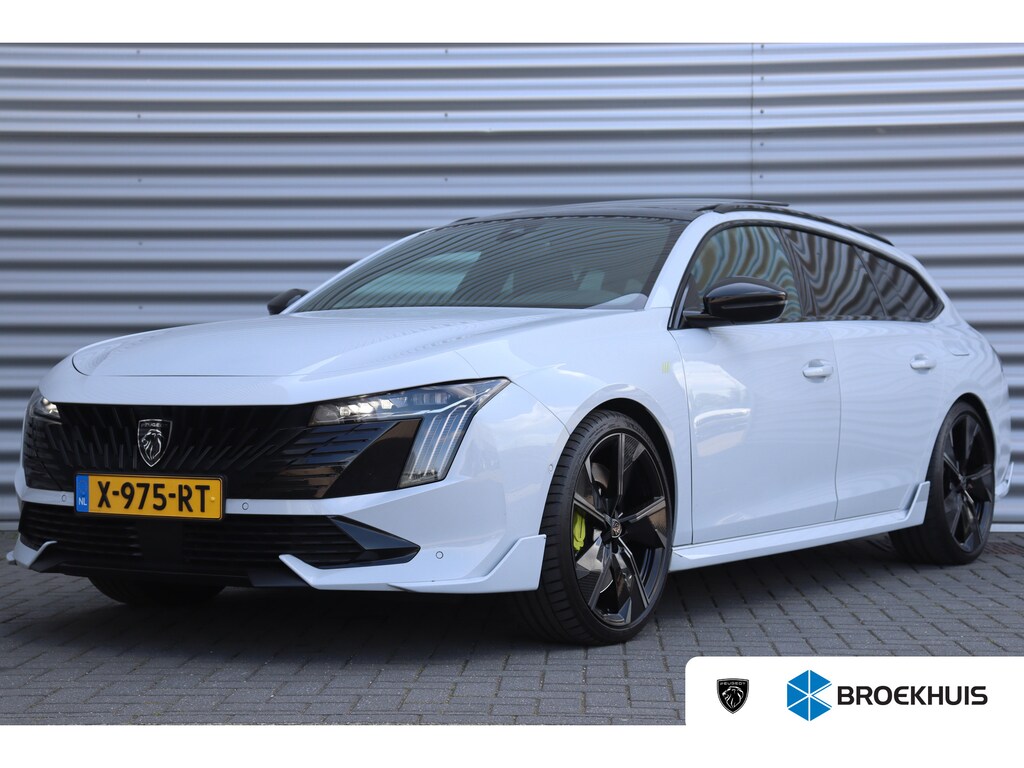 Peugeot 508 SW PSE 1.6 HYBRID 360PK SPORT ENGINEERED AUTOMAAT / NAVI / LEDER / CLIMA / PDC / 20" LMV / CAMERA / KEYLESS / I-COCKPIT / FULL-LED / PANO. DAK / ALCANTARA / WINTERPAKKET / FOCAL AUDIO / ADAPT. CRUISECONTROL / FULL-OPTIONS !!