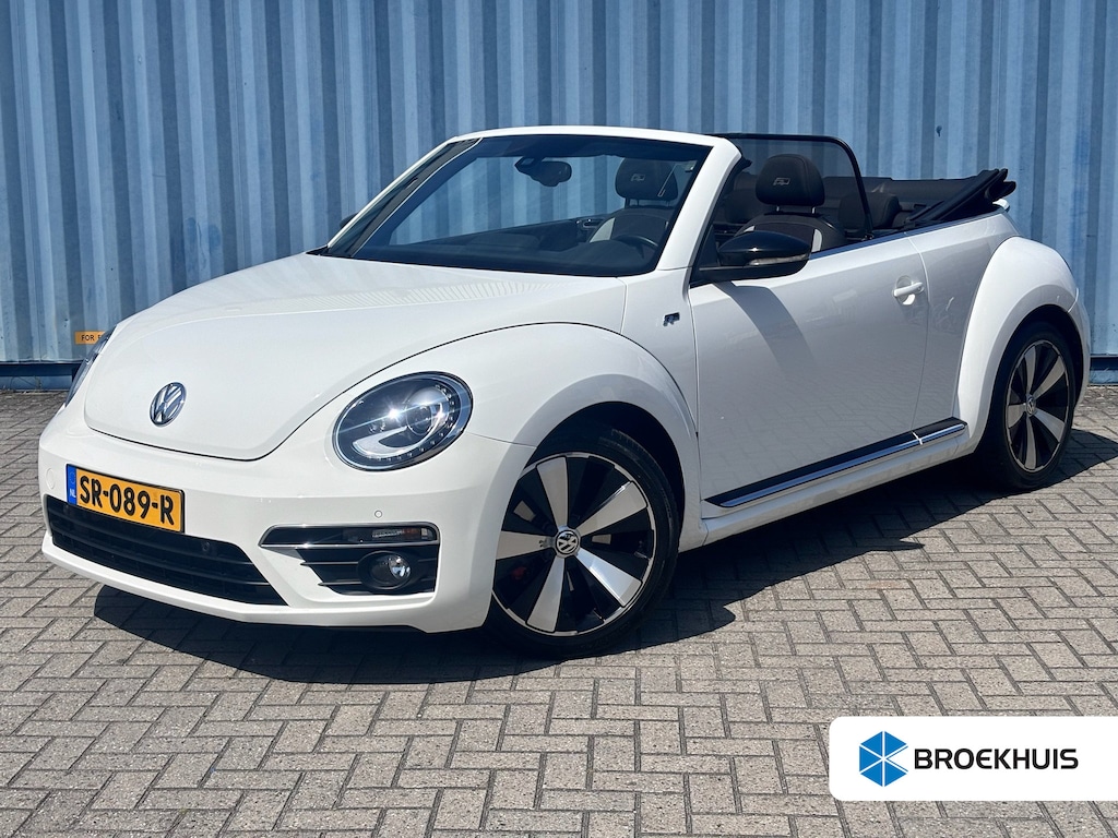 Volkswagen Beetle Cabriolet 2.0 TSI Sport R-Line | DSG | Fender premium audio | 18" Lichtmetalen velgen | Apple carplay & Android auto | Stoelverwarming | Originele Radio aanwezig
