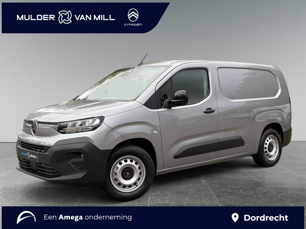 Citroën E-Berlingo L2 50kWh 136pk | ACTIE | 8 jaar garantie | 0% financial lease | 2-zits | NAVI | Draadloze Apple Carplay en Android Auto | Multimedia | Achteruitrijcamera | Parkeersensoren voor- en achter | Dode hoek detectie | Digital cockpit | Stuurwielbediening | Bestuurdersstoel comfort | Armsteun | ECO koplampen | Houten afwerking laadruimte | Reservewiel | van €32.844 voor €27.595 ex. BTW rijklaar