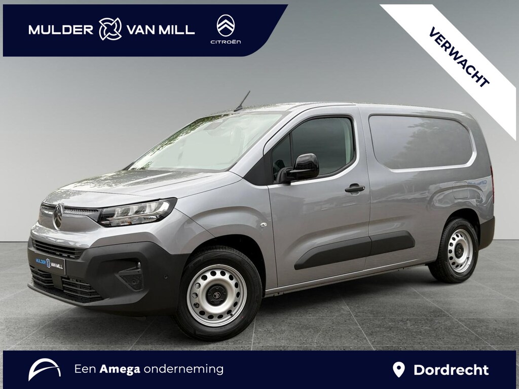 Citroën E-Berlingo L2 50kWh 136pk | 8 jaar garantie | 0% financial lease | 2-zits | NAVI | Draadloze Apple Carplay en Android Auto | Multimedia | Achteruitrijcamera | Parkeersensoren voor- en achter | Dode hoek detectie | Digital cockpit | Stuurwielbediening | Bestuurdersstoel comfort | Armsteun | ECO koplampen | Houten afwerking laadruimte | Reservewiel | van €32.844 voor €28.595 ex. BTW rijklaar
