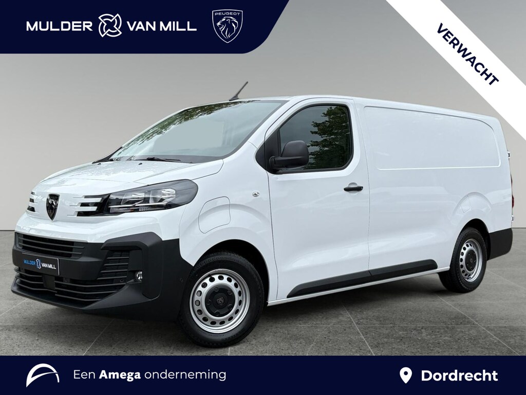 Peugeot e-Expert L3 75 kWh 136pk | 8 jaar garantie | 0% financial lease | Houten afwerking laadruimte | LED laadruimteverlichting | NAVI | Multimedia | Apple Carplay | Android Auto | Achteruitrijcamera | Parkeersensoren voor en achter | Dode hoek detectie | Digitale cockpit | Stuurwielbediening | Tussenwand comfort met raam | Bestuurdersstoel comfort | Bank voorpassagiers | Mistlampen | Licht- en regensensor | Reservewiel | van €48.469 voor €37.195 ex. BTW rijklaar