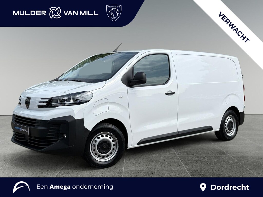 Peugeot e-Expert L2 75 kWh 136pk | 8 jaar garantie | 0% financial lease| NAVI | Apple Carplay | Android Auto | Parkeersensoren voor en achter | Achteruitrijcamera | Dode hoek detectie | Mistlampen | Licht- en regensensor | Automatische verlichting | Digital cockpit | Tussenwand comfort met raam | Houten afwerking laadruimte | LED laadruimteverlichting | Reservewiel | van €47.569 voor €36.495 ex. BTW rijklaar