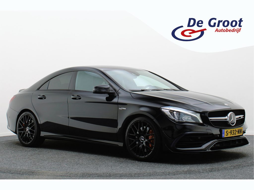 Mercedes-Benz CLA AMG 45 4MATIC Memory, Sfeerverlichting, Harmen & Kardon, Apple Carplay, ACC, 19"
