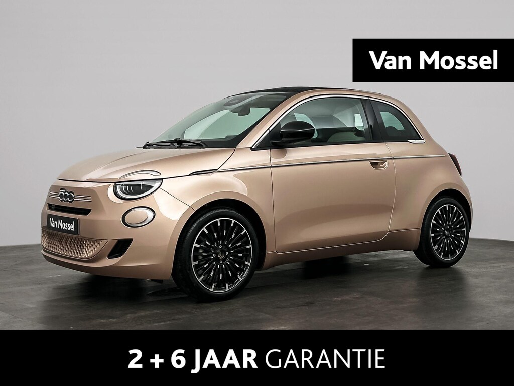 Fiat 500C 1.0 Hybrid La Prima | Cabrio | Camera | Navigatie | Sensoren voor&achter | Stoel&Stuur Verwarming | Apple Carplay&Android Auto | Adaptive Cruise Control | 2 + 6 jaar speciale garanite!