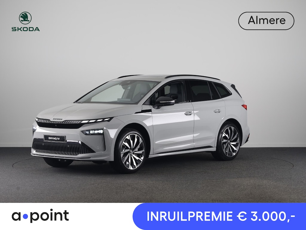 Skoda Enyaq 85 Sportline 286 pk | Panoramadak | 21 inch | Head up | Lightband | Blind spot | Adaptive Cruise | Panoramadak