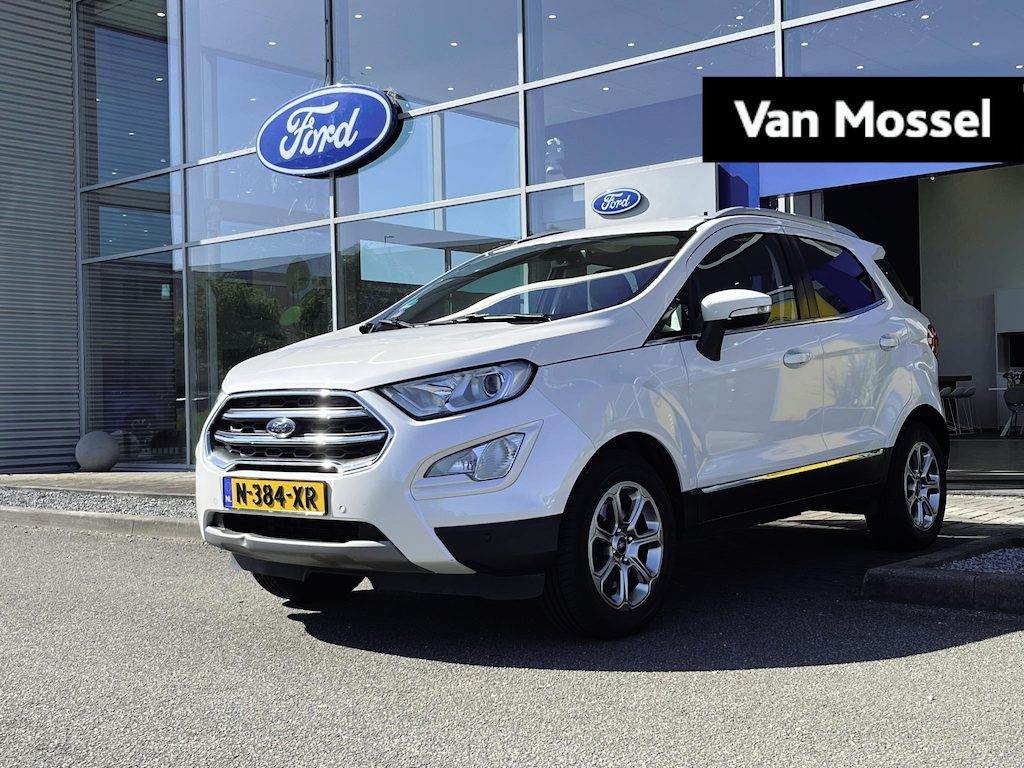 Ford EcoSport 1.0 EcoBoost Titanium | Climate Control | Cruise Control | Afneembare Trekhaak | Achteruitrijcamera | B&O-Soundsystem | Navigatie | BLIS | Apple Carplay/ Android Auto |