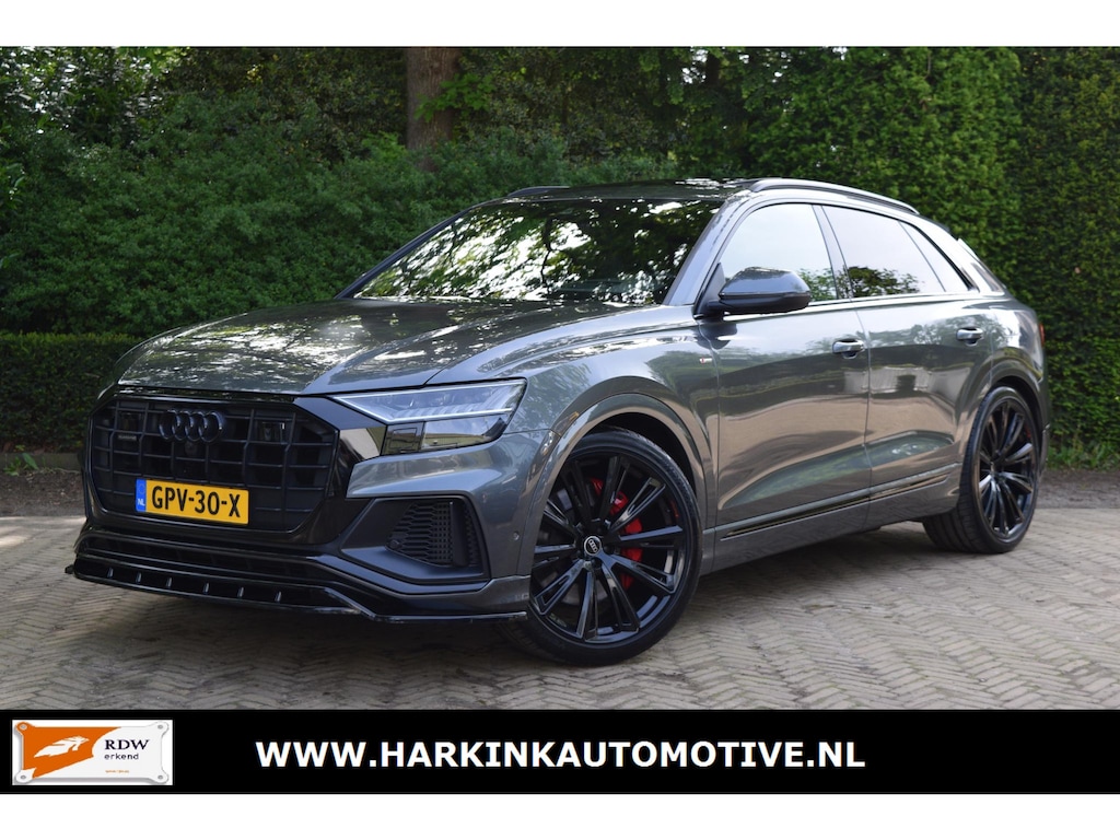 Audi Q8 55 TFSI e quattro S-line | HUD | RS-stoelen | Stoelkoeling | Panoramdak | Trekhaak