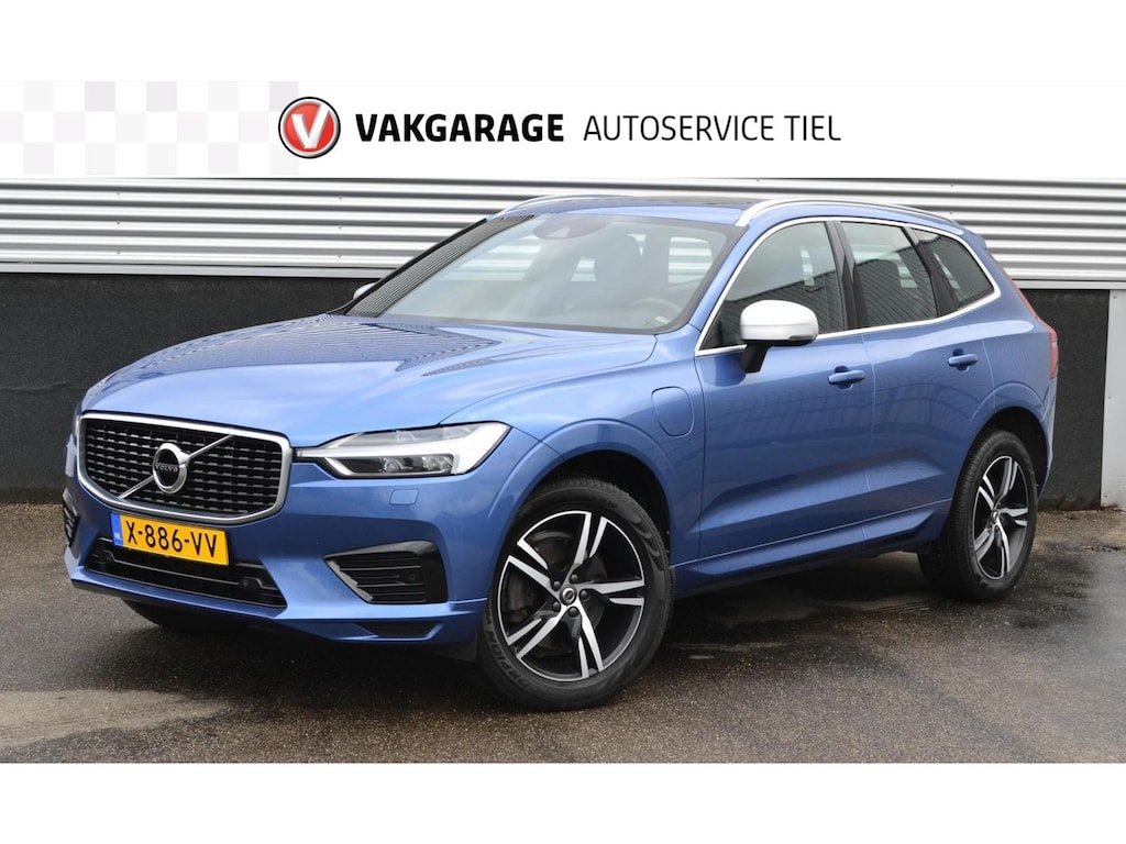 Volvo XC60 2.0 T8 Twin Engine AWD R-Design Schuif/kanteldak, Bursting Blue, Stuur/Stoelverwarming, Camera, LED, Zeer nette auto, Digitaal Dashboard, BTW-auto