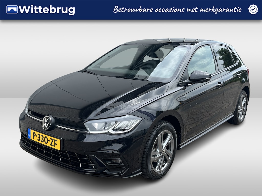 Volkswagen Polo 1.0 TSI R-Line / 2X R-LINE/ ADAPTIVE CRUISE/ PARKEER SENSOREN V+A/ APP-CONNECT/ DIGITAL DASH/ DAB/ CLIMA/ GETINT GLAS/ 16'' LMV
