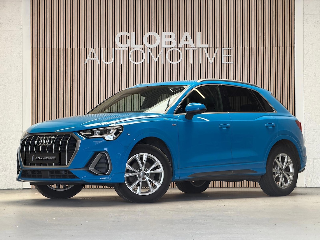 Audi Q3 35 TFSI S Line - TURBO BLAUW - ELEKTR STOELEN