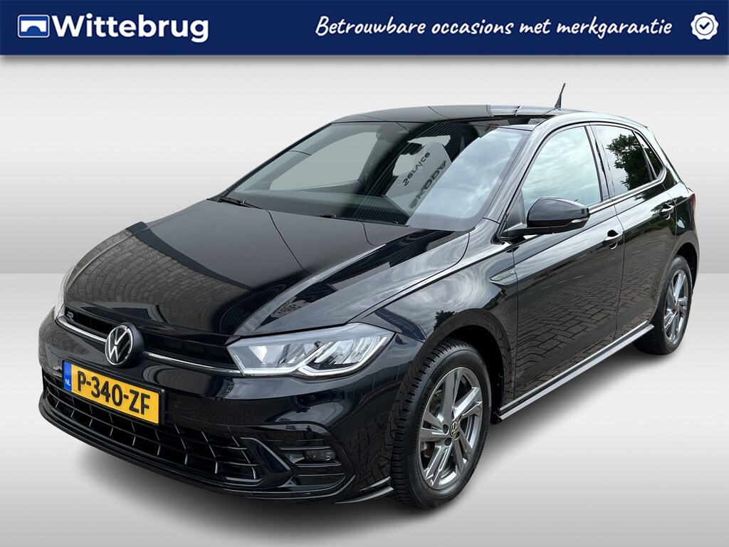 Volkswagen Polo 1.0 TSI R-Line / 2X R-LINE/ ADAPTIVE CRUISE/ LED/ PARKEER SENSOREN V+A/ APP CONNECT/ DAB/ DIGITAL DASH/ CLIMA/ GETINT GLAS/ 16" LMV