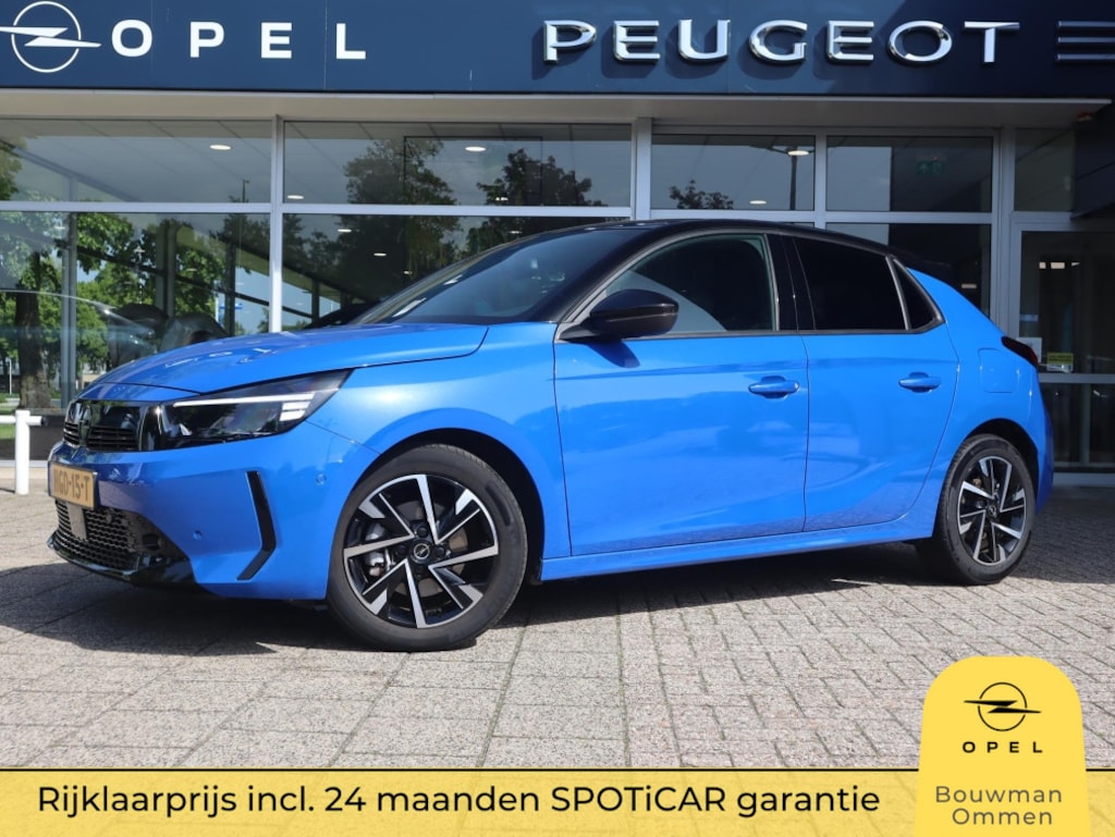 Opel Corsa GS Hybrid Turbo 110pk eDCT automaat, Rijklaarprijs, Navigatie Camera Climate control Keyless start