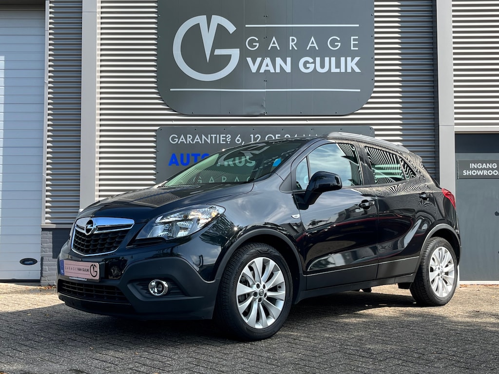 Opel Mokka 1.4 140PK Clima,Cruise,Isofix,Stoel+StuurVerw,ElektrRamen+Spiegels,Lmv,Usb,Aux,ParkeerSensorV+A,Dakrail,Multi-Stuur.