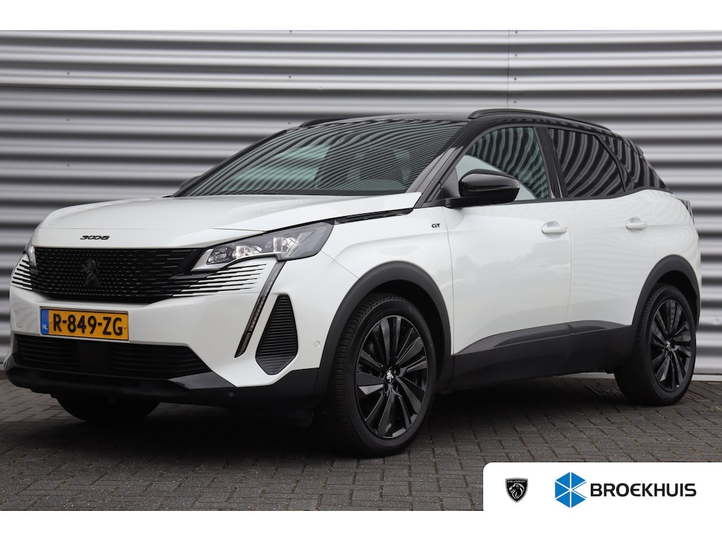 Peugeot 3008 1.2 PURETECH 130PK GT PACK AUTOMAAT / NAVI / LEDER / CLIMA / PDC / 19" LMV / CAMERA / TREKHAAK / BLACK PACK / KEYLESS / WINTERPAKKET / FULL-LED  !!
