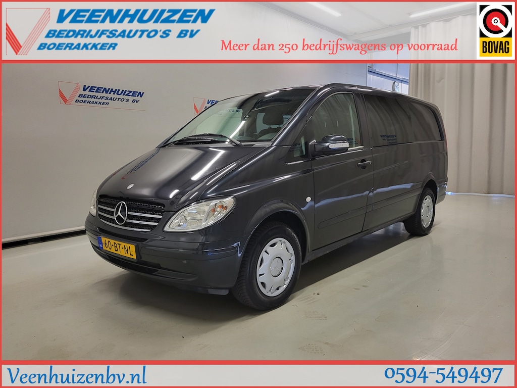 Mercedes-Benz Vito 115CDI L2/H1 Dubbele Cabine Marge Automaat Apk tot 3-3-2027!