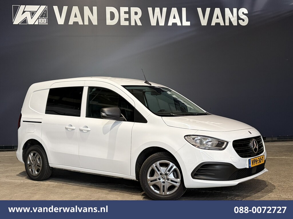 Mercedes-Benz Citan 110 CDI 96pk L1H1 Euro6 Airco | Cruisecontrol | LED | Zijdeur Parkeersensoren, 1500kg trekvermogen