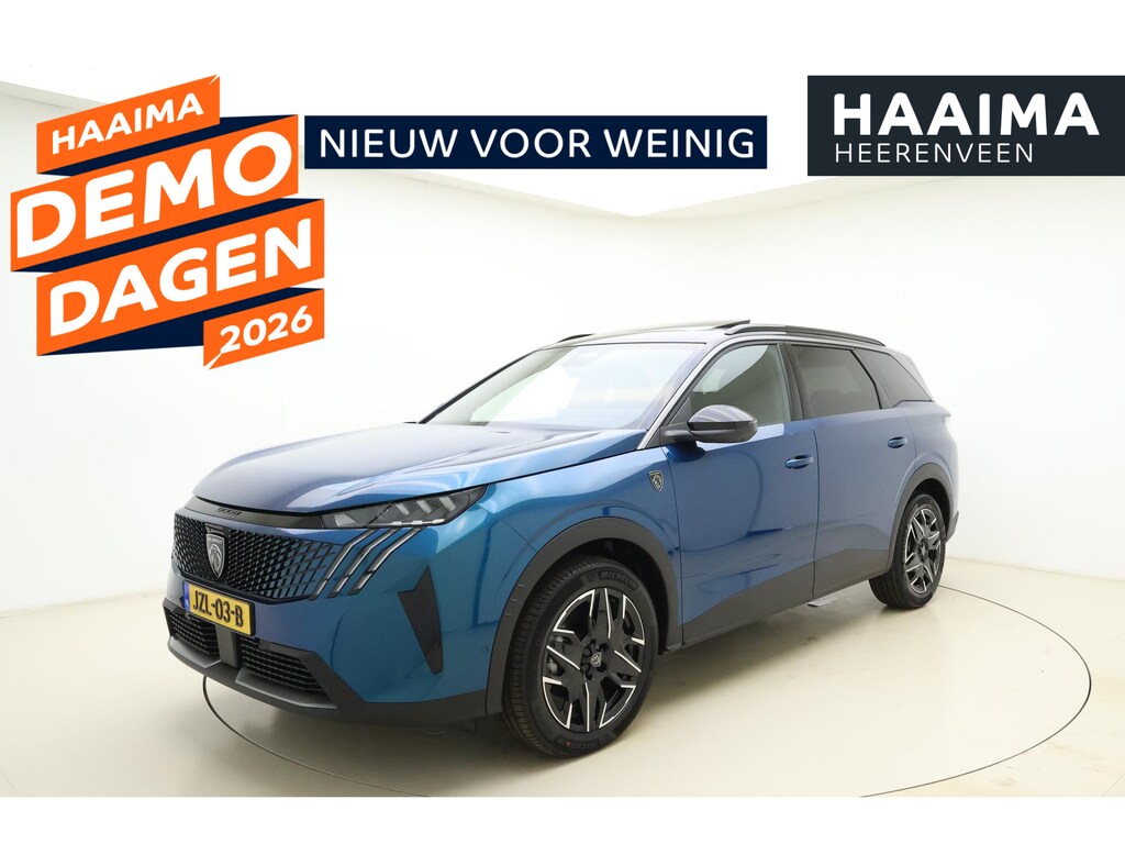 Peugeot 5008 1.2 Hybrid GT Exclusive 145 Pk | € 8.000 DEMO voordeel  NAPPA Leer | Panoramisch Schuif/Kantel Dak | Stoelverwarming & Stoelverkoeling | Electrische Achterklep
