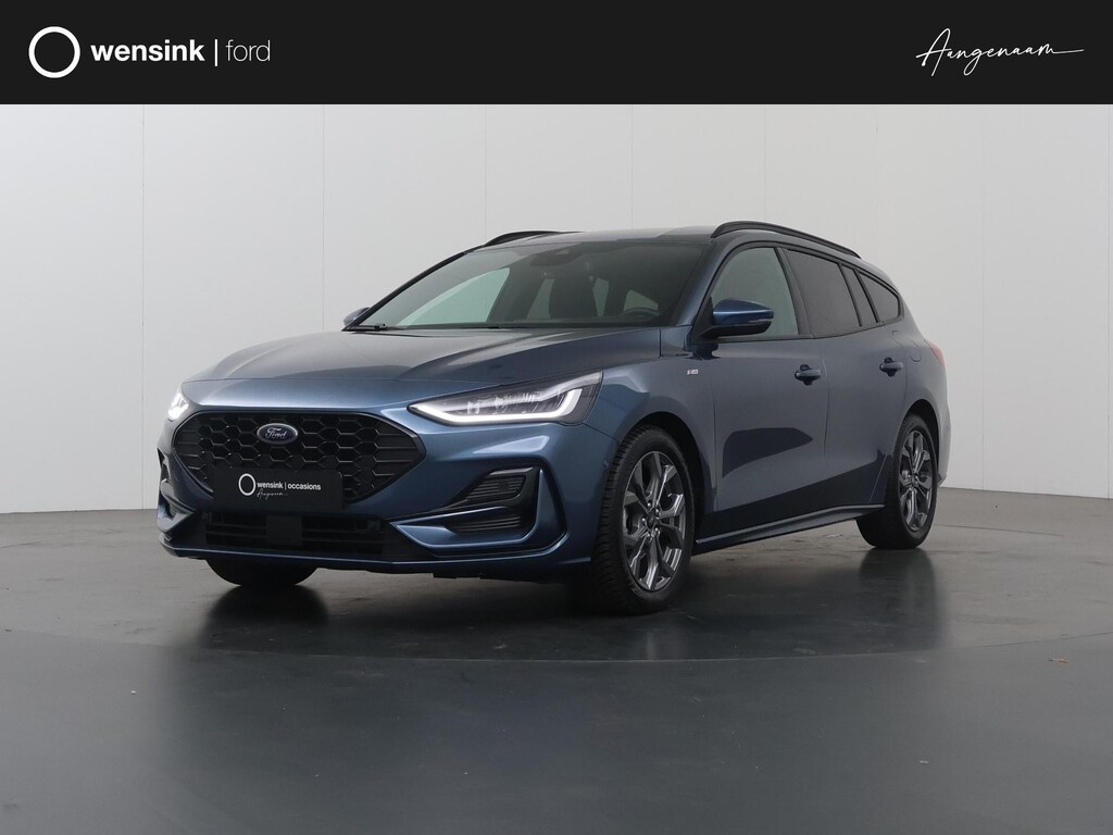 Ford Focus Wagon 1.0 EcoBoost Hybrid ST Line X | Afneembare Trekhaak | Winterpakket | Cruise Control Adaptief | Parkeercamera | Head-Up | Navigatie |