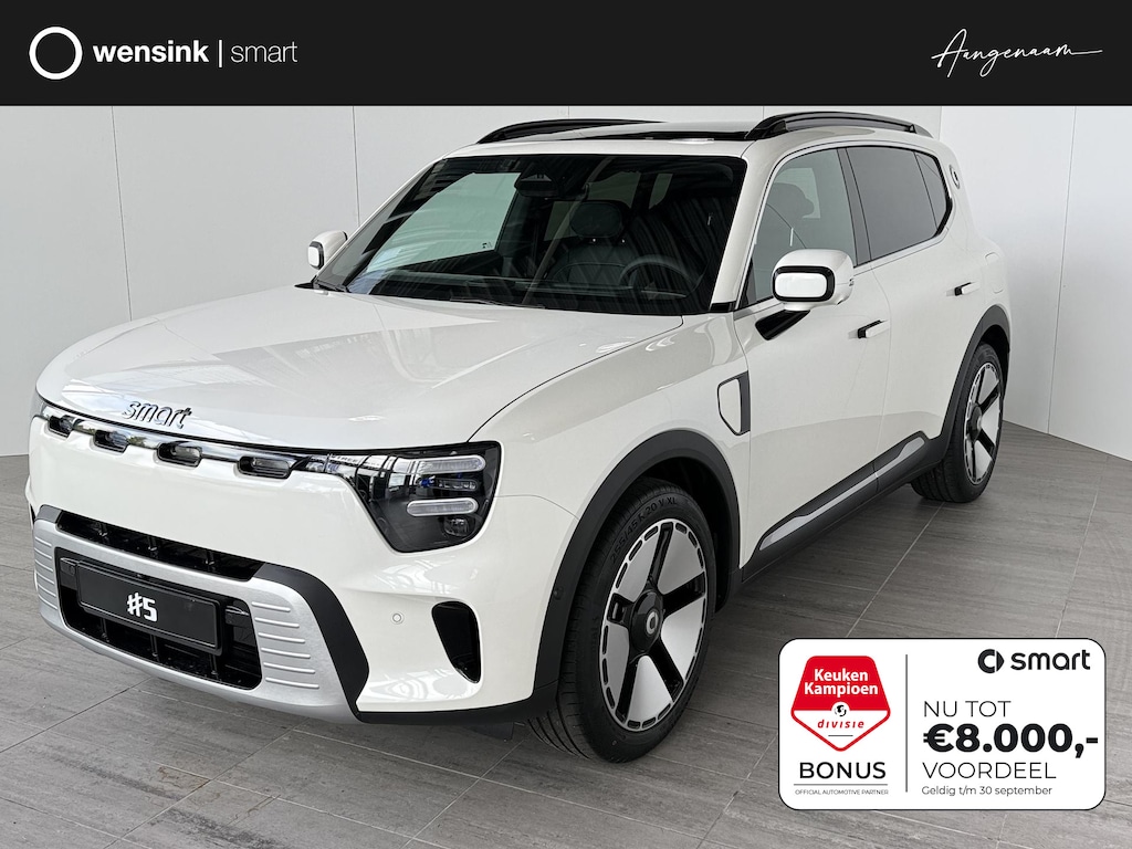 smart #5 Premium 100 kWh | Warmtepomp | Sennheiser Audio | Head-Up Display | 3e Display voor bijrijder | Stoelverwarming voor en achter | Drive Pilot |