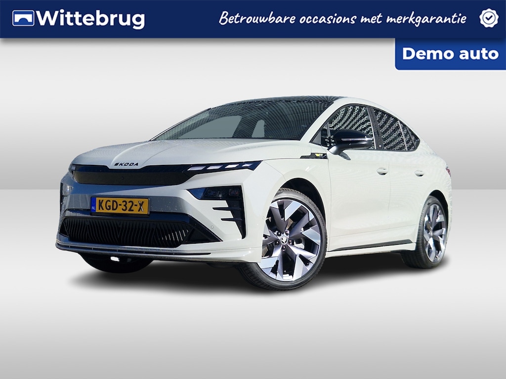 Skoda Enyaq Coupé 85X RS RS lederen intereur/ Headup/360 cam / Wegklapbare Trekhaak