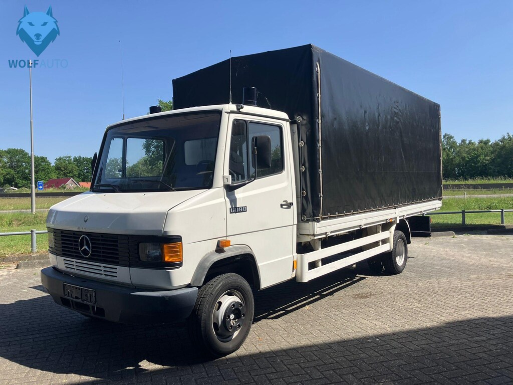 Mercedes-Benz 600-Serie Bestelwagen Pick-up laadbak 609 D 131000KM! UNIEK B-RIJBEWIJS!!