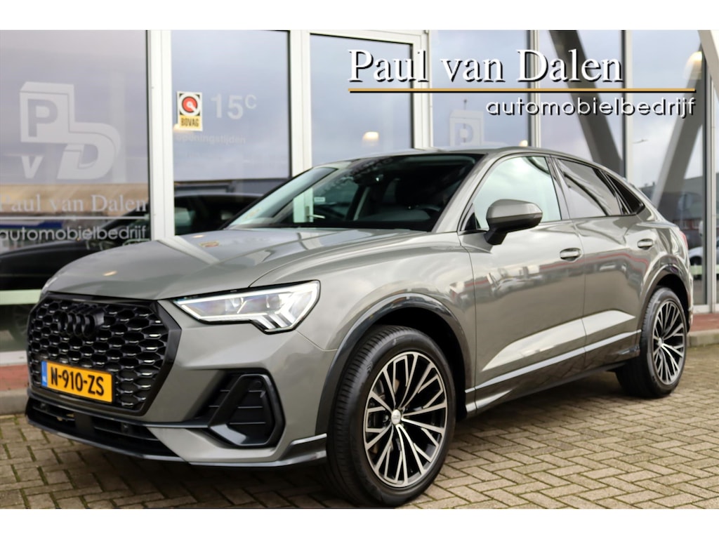 Audi Q3 Sportback 35TFSI 150PK MHEV AUTOMAAT PRO LINE SPORT Navi | Virtual Cockpit | Keyless | Camera | Clima | Sfeerverl.| Dodehoek | Cruise | 19 Inch Lm |