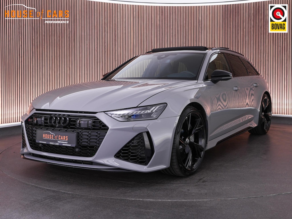 Audi RS6 Avant 600pk TFSI quattro |Milltek|keramisch|Dynamic ride control|achteras-besturing|Bang&Olufsen|Head-up|RS-dynamic plus|stoelventilatie & verwarming|22"|