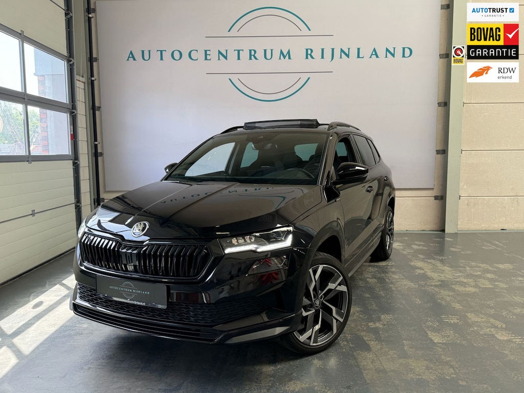 Skoda Karoq 1.5 TSI ACT Sportline, 1 Jaar Bovag Garantie, Automaat, Panoramadak, Stoelverwarming
