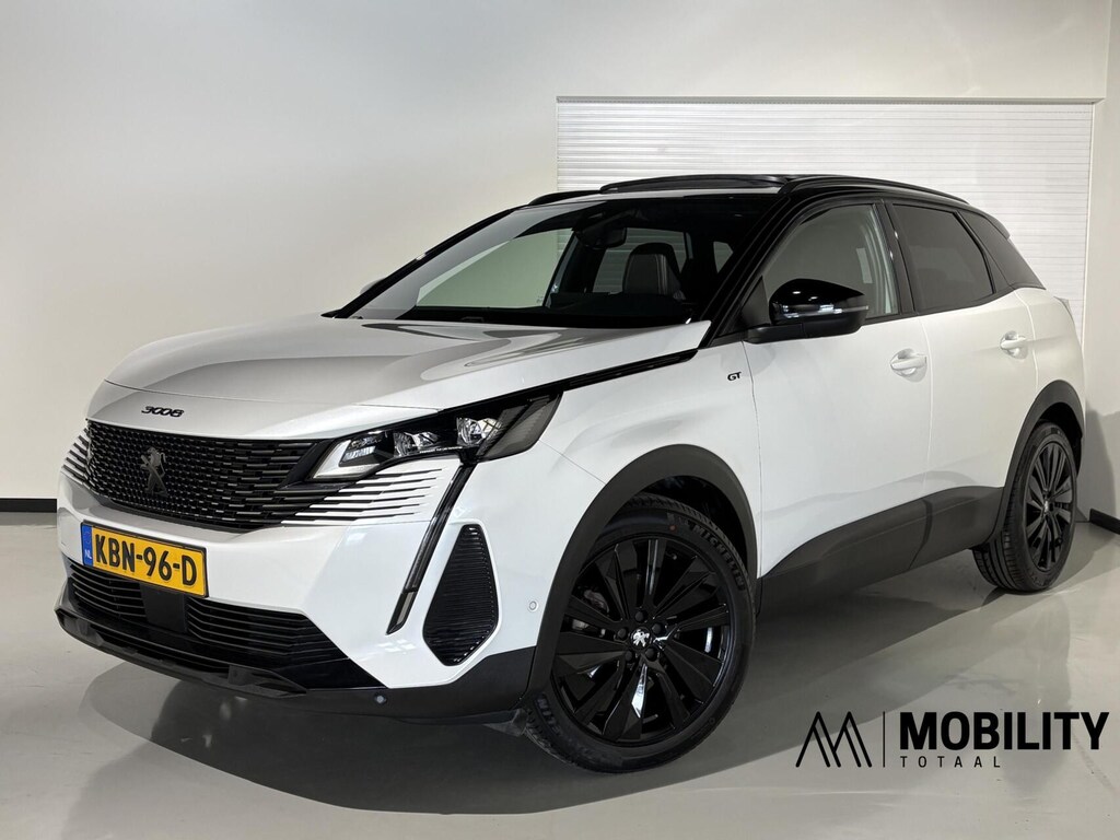 Peugeot 3008 1.2 130pk AUT GT|Black Pack|Panodak|19 inch|Carplay|Navi|Camera|ACC|Side assist|Lane Assist|Elektrische klep|