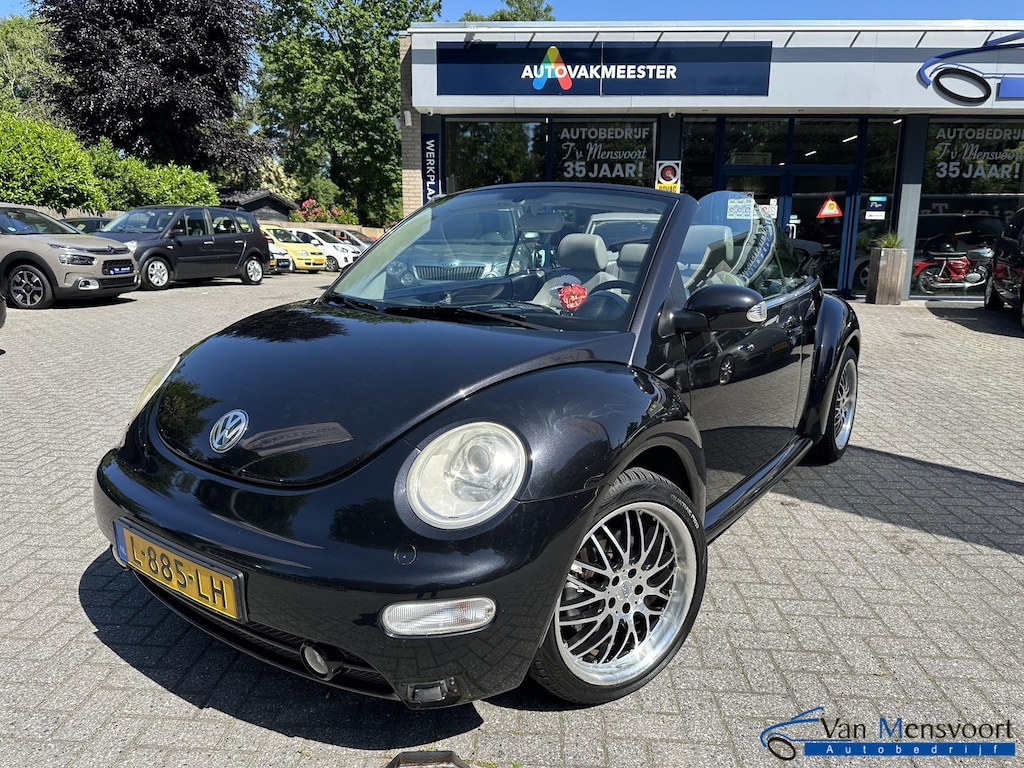 Volkswagen Beetle New Cabriolet 1.8 5V Turbo Highline Uniek!|Leder|Xenon|Airco|Elek.kap