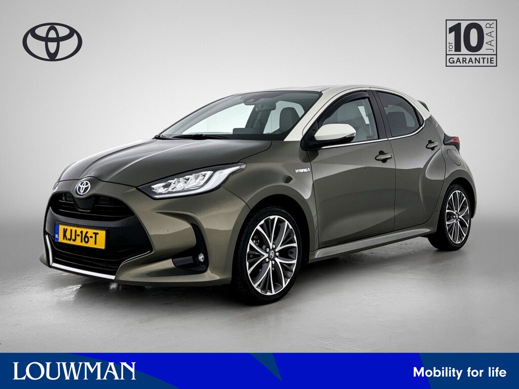 Toyota Yaris 1.5 Hybrid Style + | Lichte half lederen bekleding | Climate control | Stoelverwarming | Apple Carplay/Android Auto |